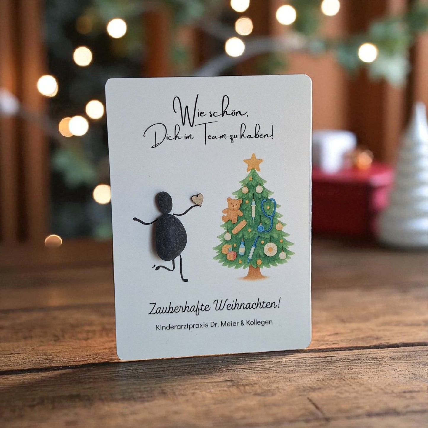 Weihnachtskarte / Geschenktüte / Geschenkbox für Zahnärzte / Ärzte / Arztpraxis zur Auswahl