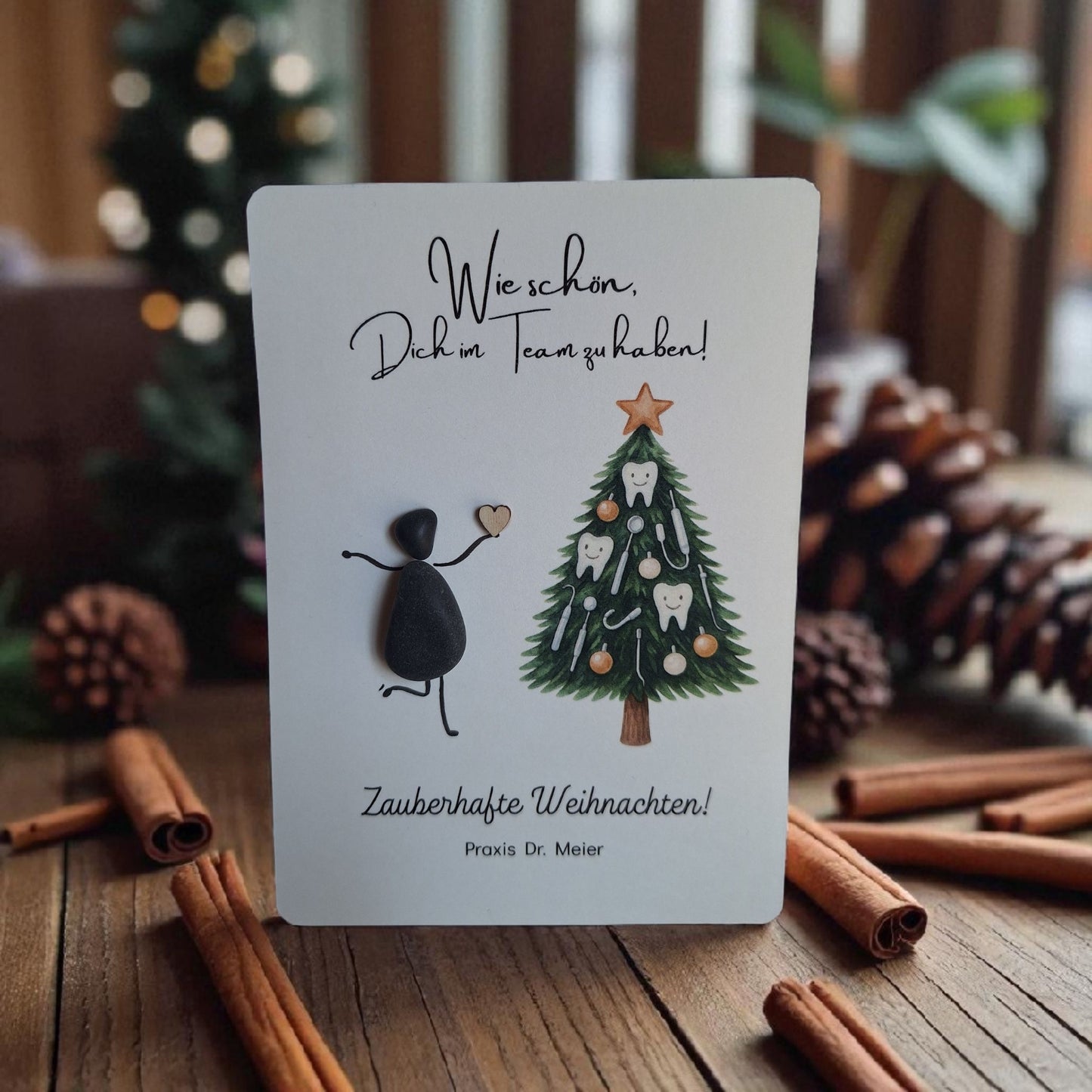 Weihnachtskarte / Geschenktüte / Geschenkbox für Zahnärzte / Ärzte / Arztpraxis zur Auswahl