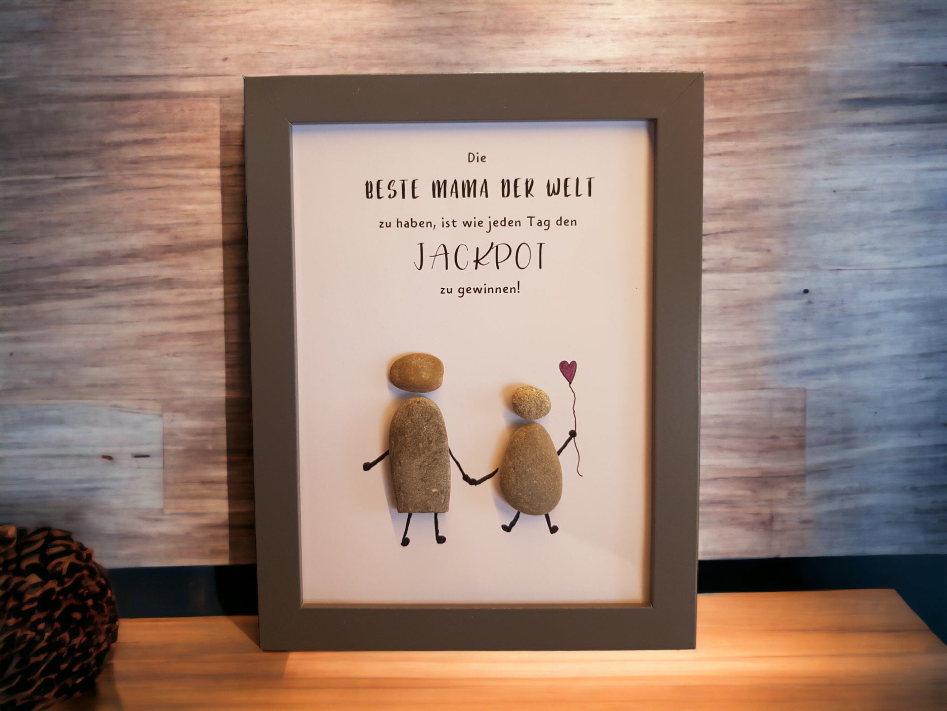 Bilderrahmen für Mama Geschenk, personalisiert.