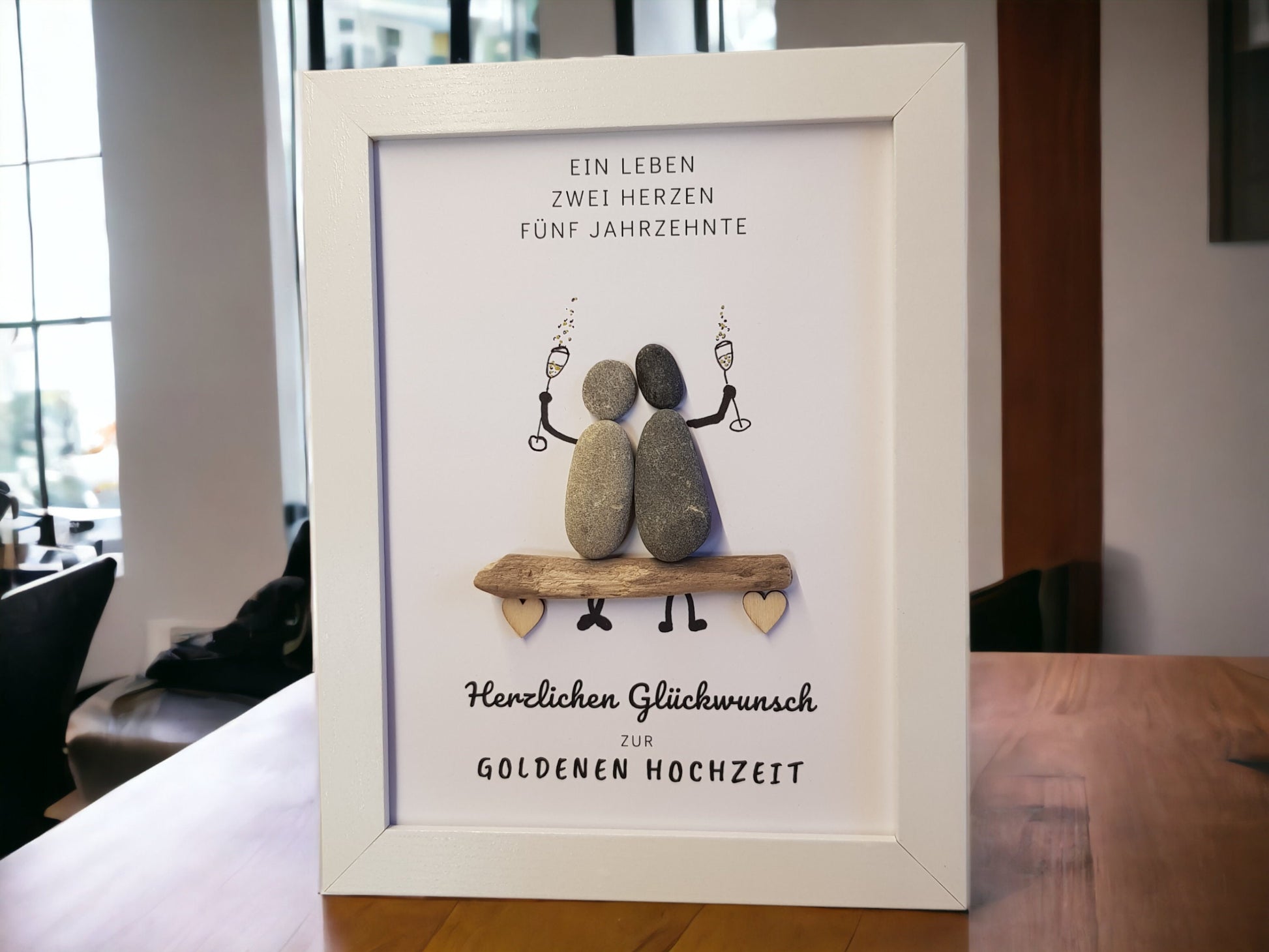 Geschenk zur goldenen Hochzeit im Bilderrahmen