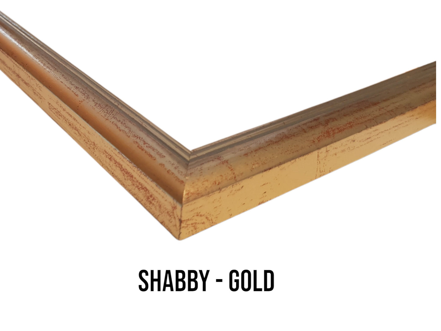 Rahmen shabby gold