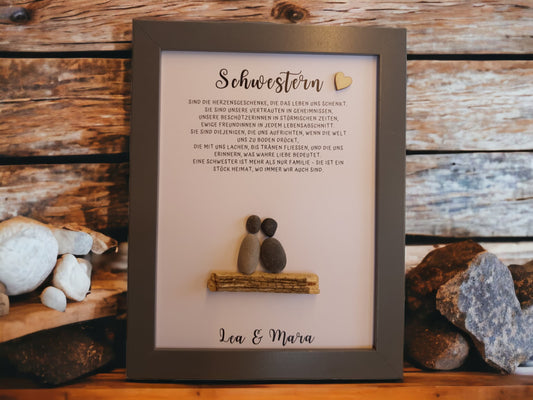 Steinbild für Schwestern