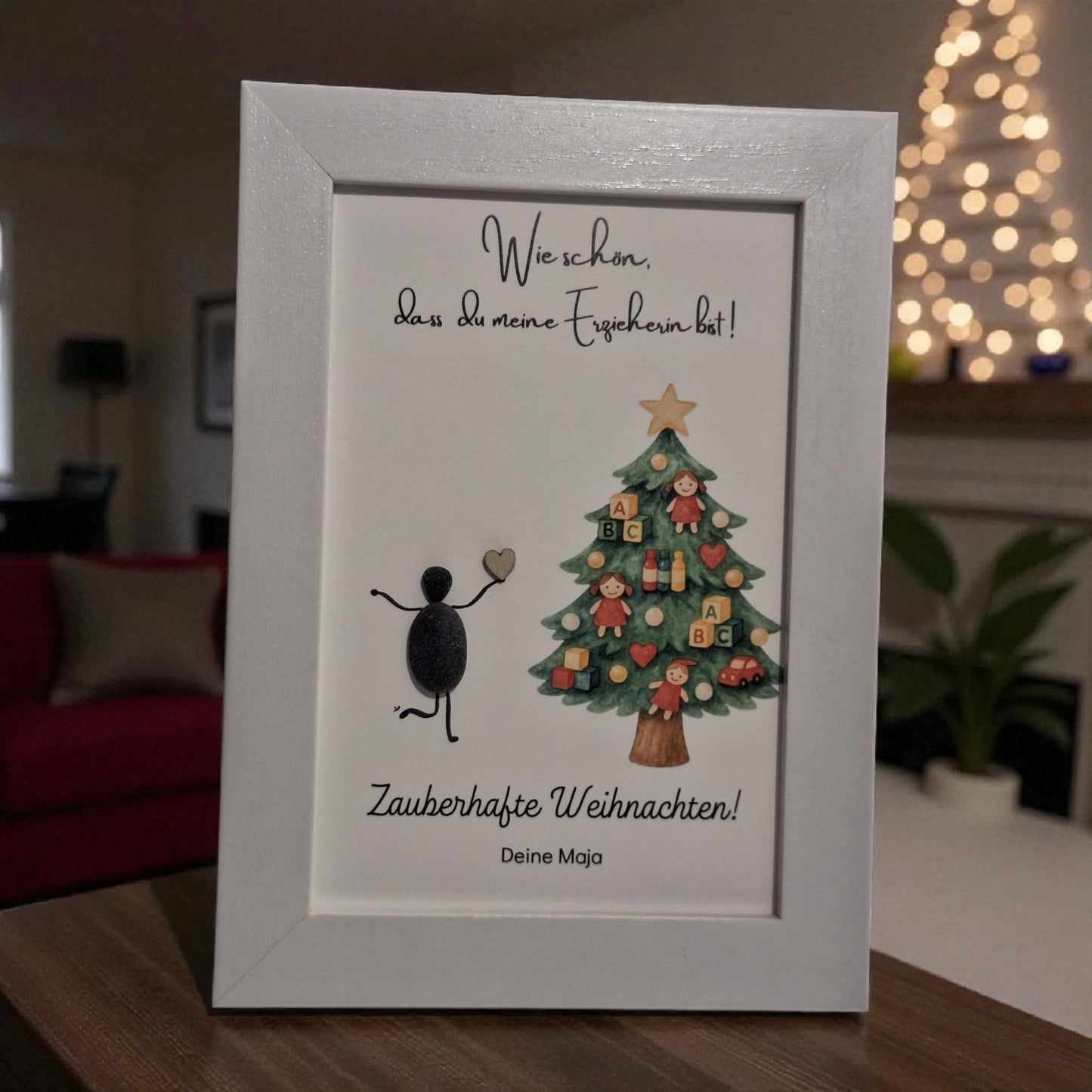 Bilderrahmen A4 weiß