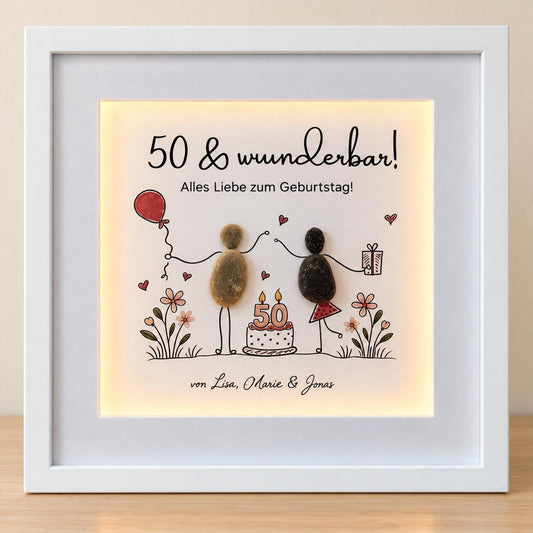 Süsses Steinbild zum Geburtstag – Produktansicht 1